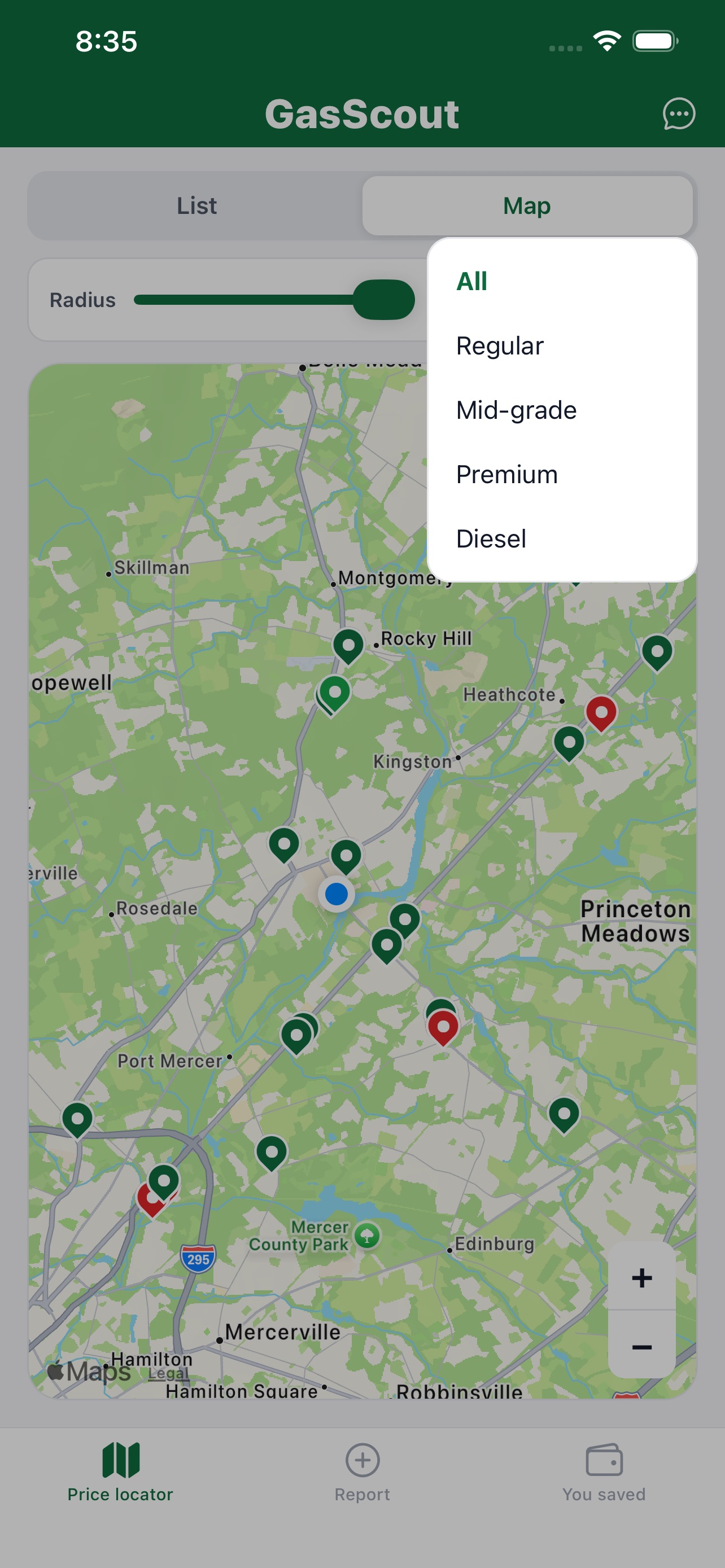 Screenshot 6 of GasScout — Find Cheap Gas