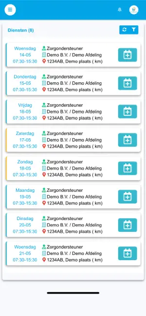 FM ZorgPortaal screenshot 2