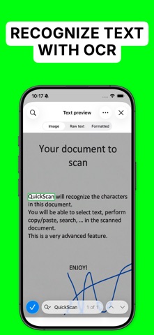 QuickScan:PDF OCR Text Scanner Screenshot 3 of 10