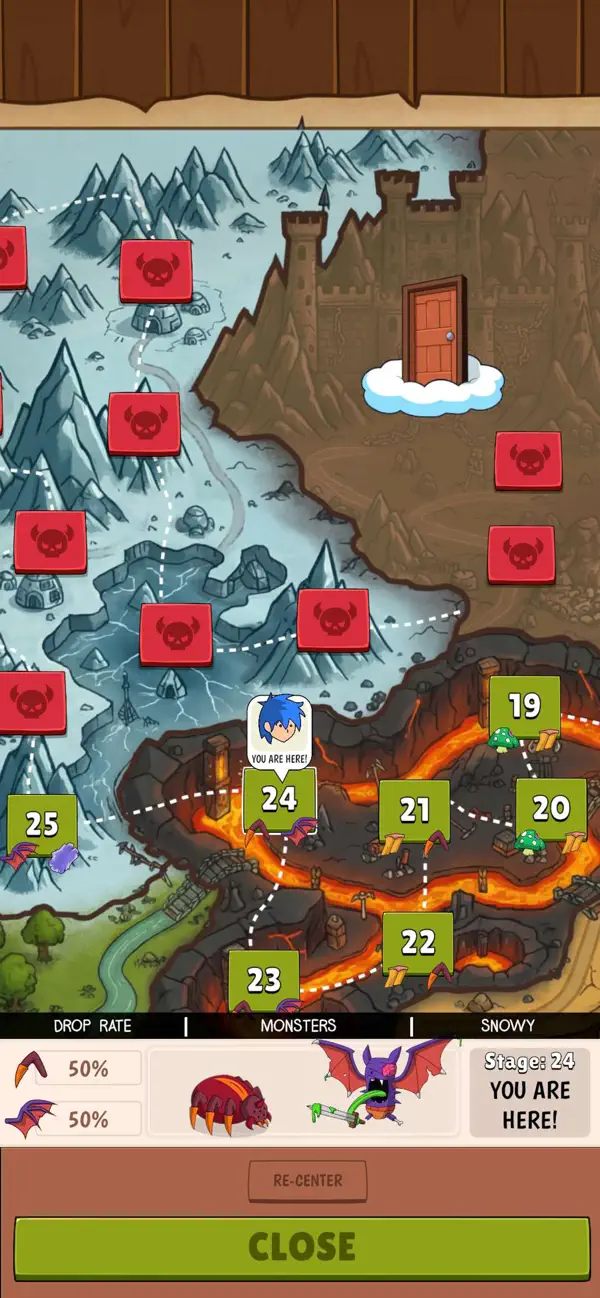 Hunter Hunter Heroes - RPG iOS Mod IPA screenshot 4 - iOS game interface