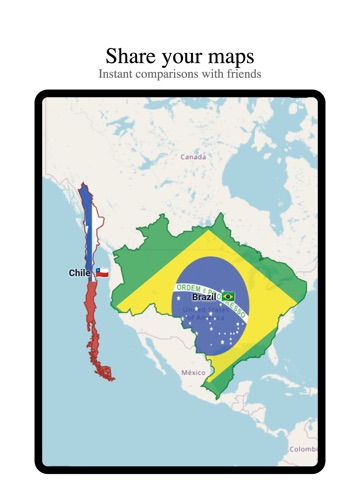 TrueSize: Compare Countries iPad screenshot