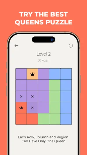 Queens: Board Puzzle Games screenshot 1