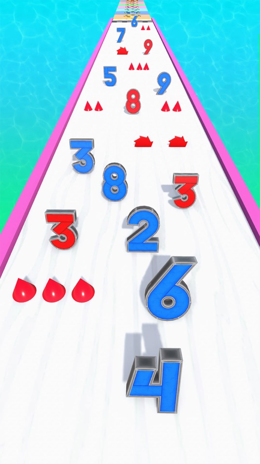 #4. Number Match Puzzle Running 3D (iOS) By: Fahad Khawaja
