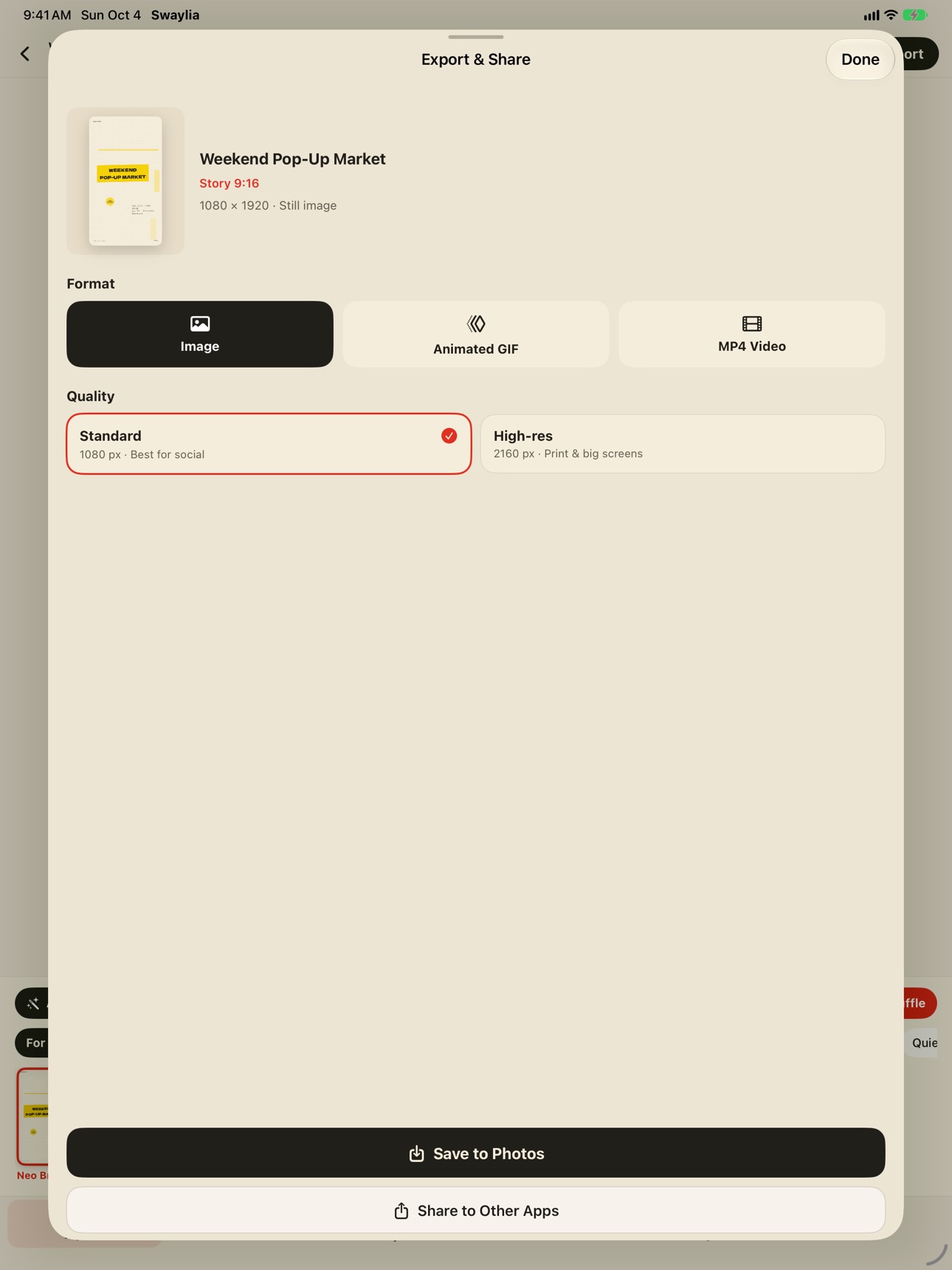 Screenshot 11 of Swaylia: Auto Post Designer