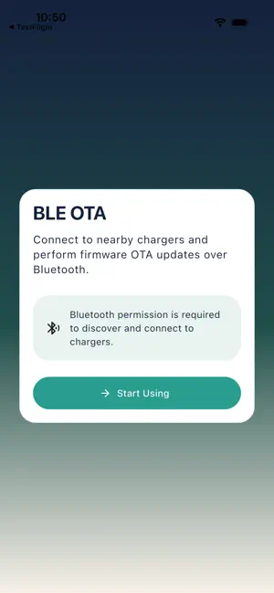 Charger BLE OTA screenshot 1