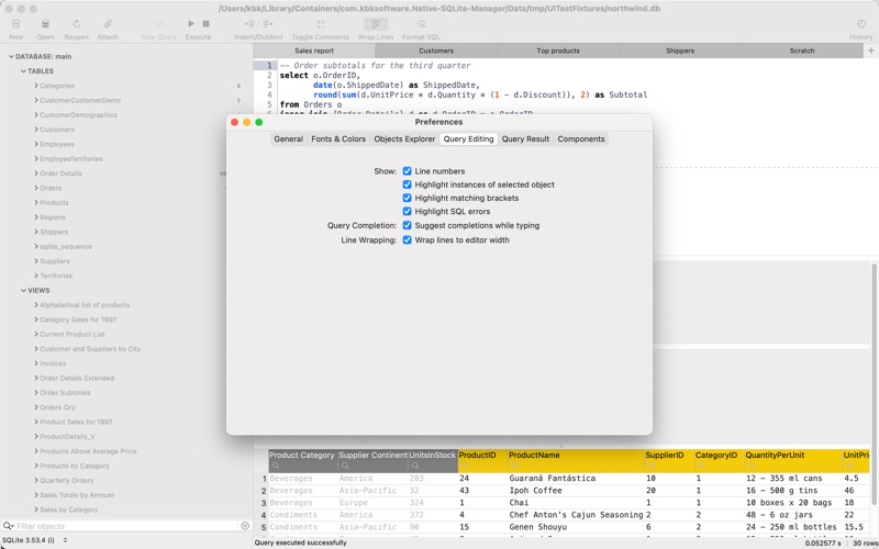 App screenshot