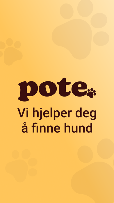 Pote app screenshot