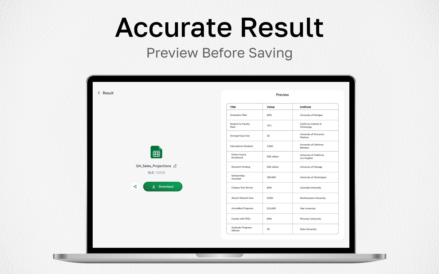 Word to Excel Converter