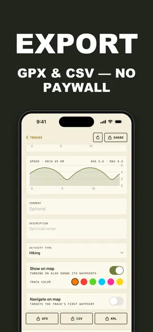 GPS Tracks & Logger - MyGPSLog screenshot 2