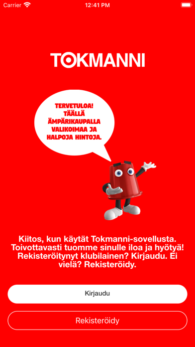 Tokmanni Screenshot