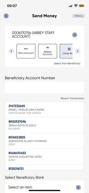 AbbeyMobile screenshot 2