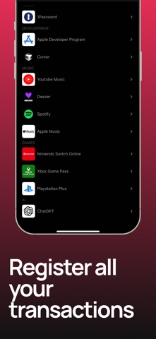 Bills screenshot