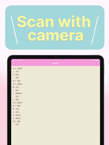 Classical JPN Grammar Camera iPad screenshot