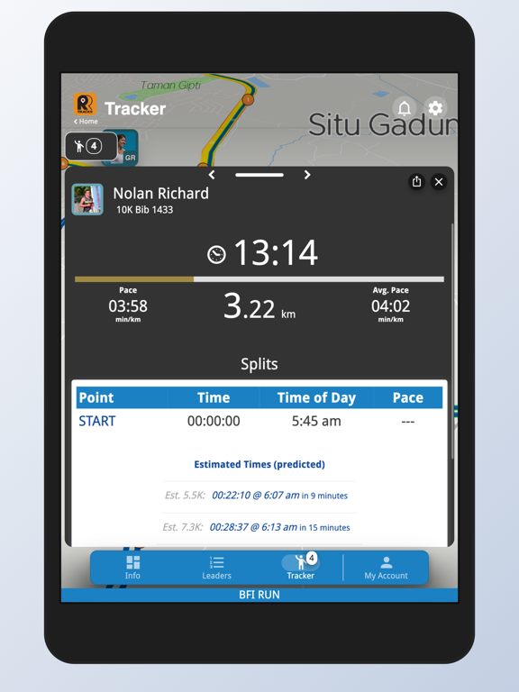 Road Running Tracks iPad screenshot 3 - Sports app