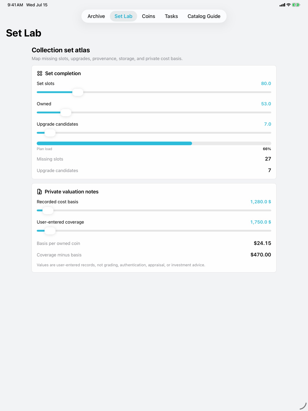 Screenshot 5 of Numiscribe: Coin Archive