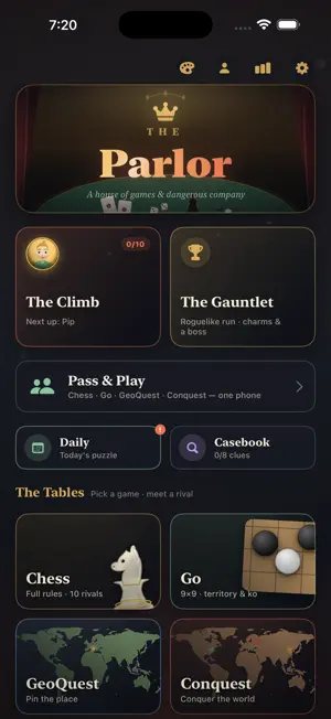 Parlor: House of Games screenshot 1