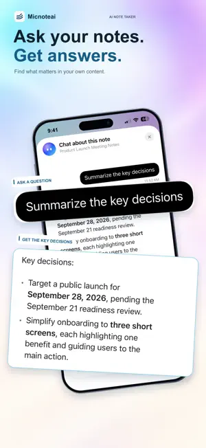 AI Note Taker - Micnoteai screenshot 4