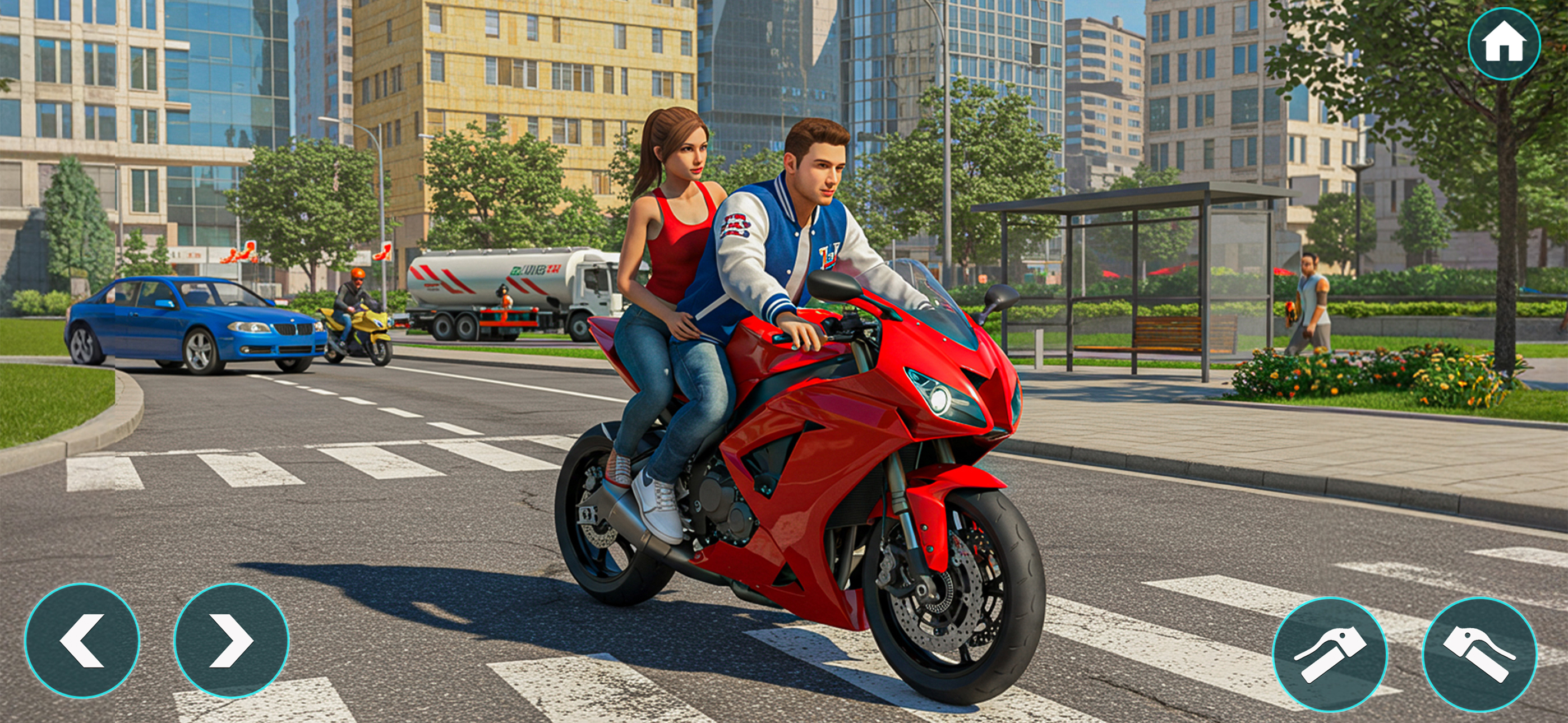 Crazy Bike Driving Game screenshot 6