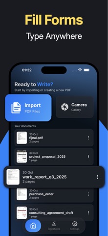 PDF文字添加与填写表单 screenshot