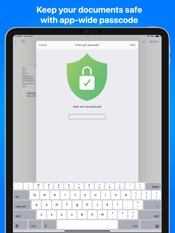 TextEdit - Text Editor iPad screenshot