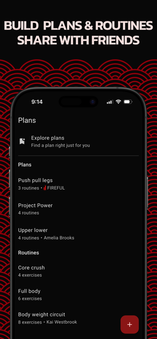 FIREFUL: Track & Plan Workouts Screenshot 6 of 8