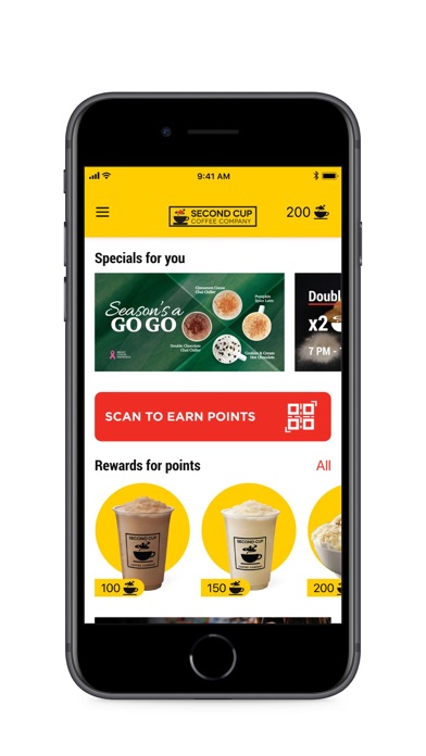 Second Cup Kuwait iPhone screenshot 2 - Food & Drink app