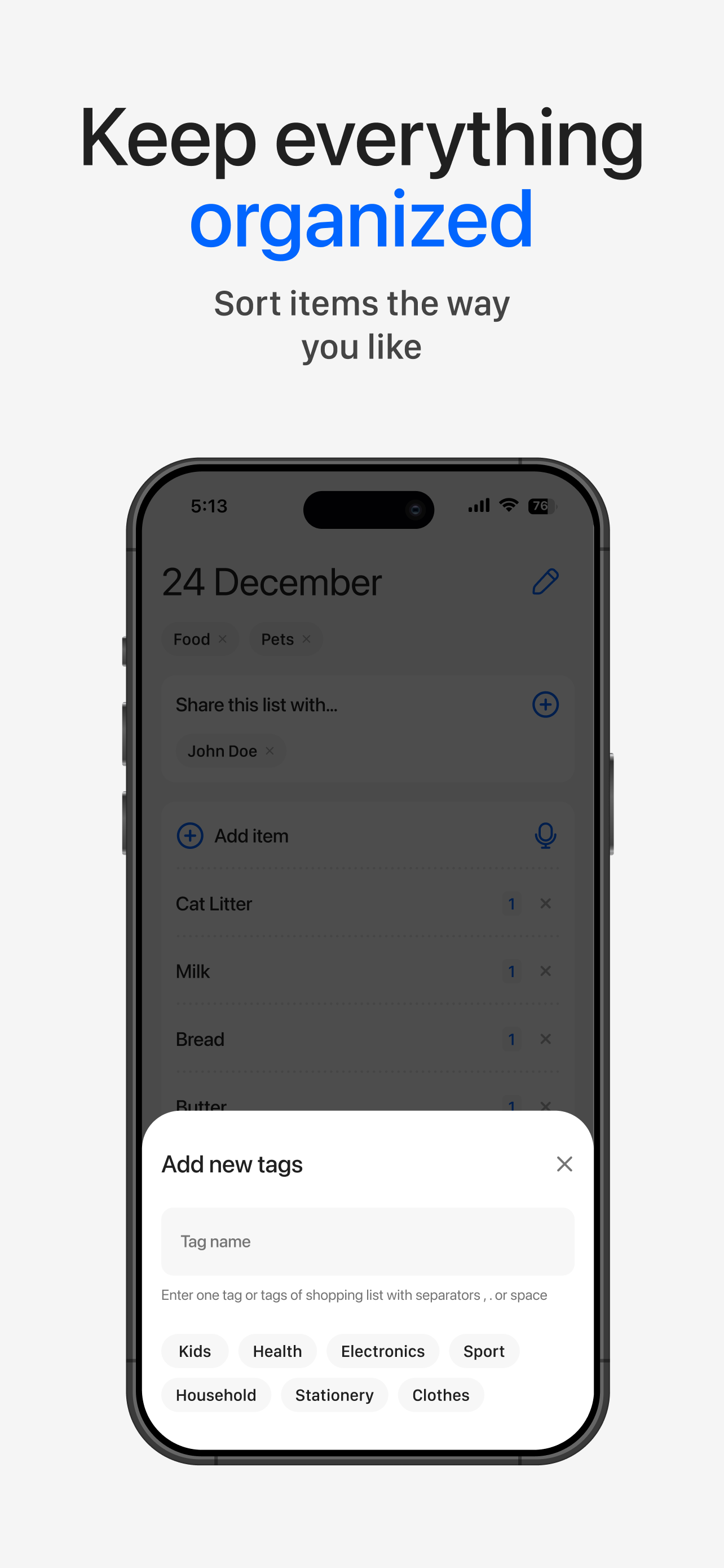 Rivelo: Shopping List screenshot 6