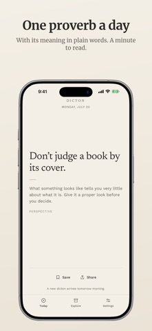 Dicton: Daily Proverbs screenshot 1