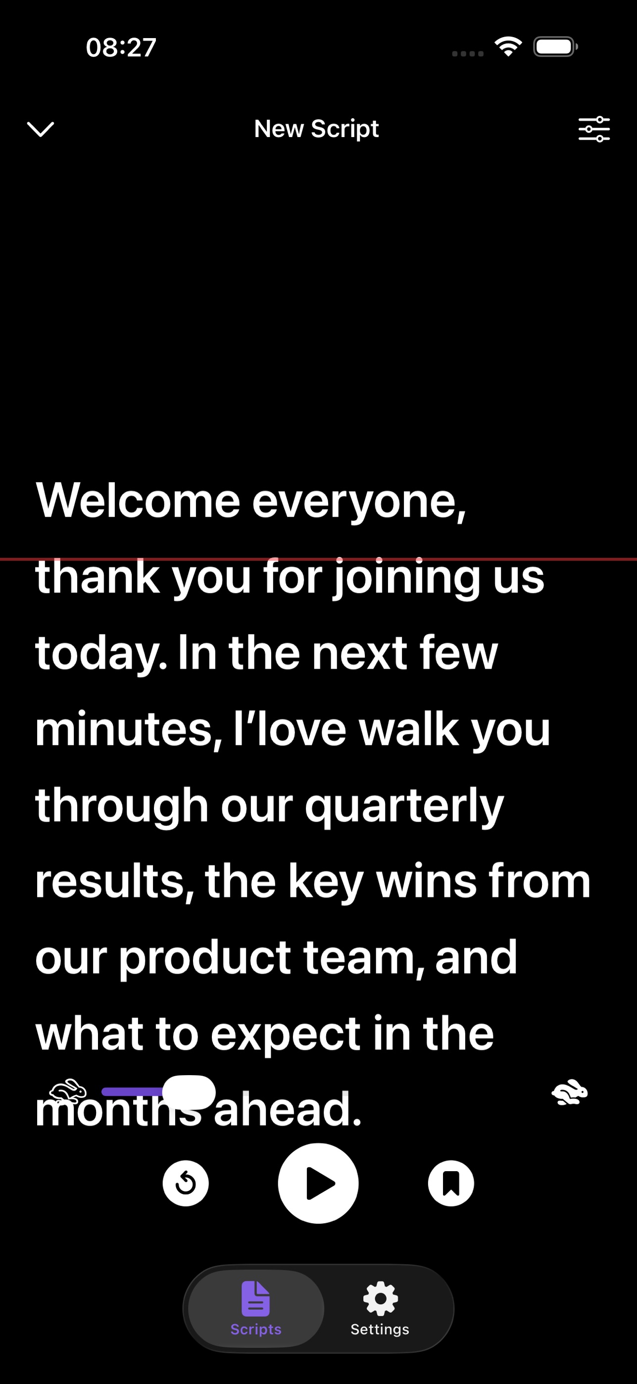 Screenshot 4 of PromptFlow: Teleprompter