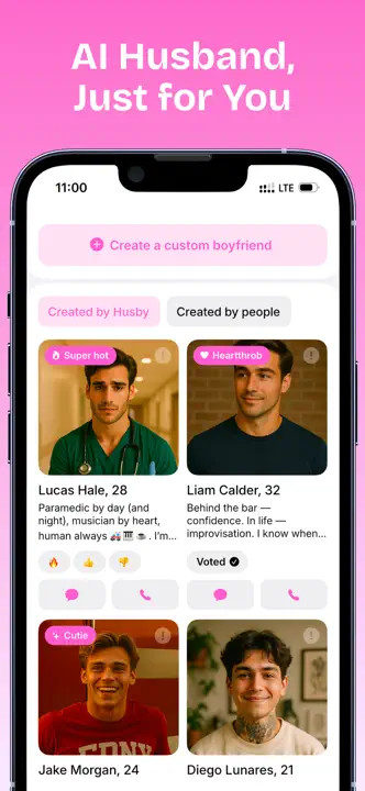 AI Boyfriend Chat - Husby : capture d’écran 5 sur 8