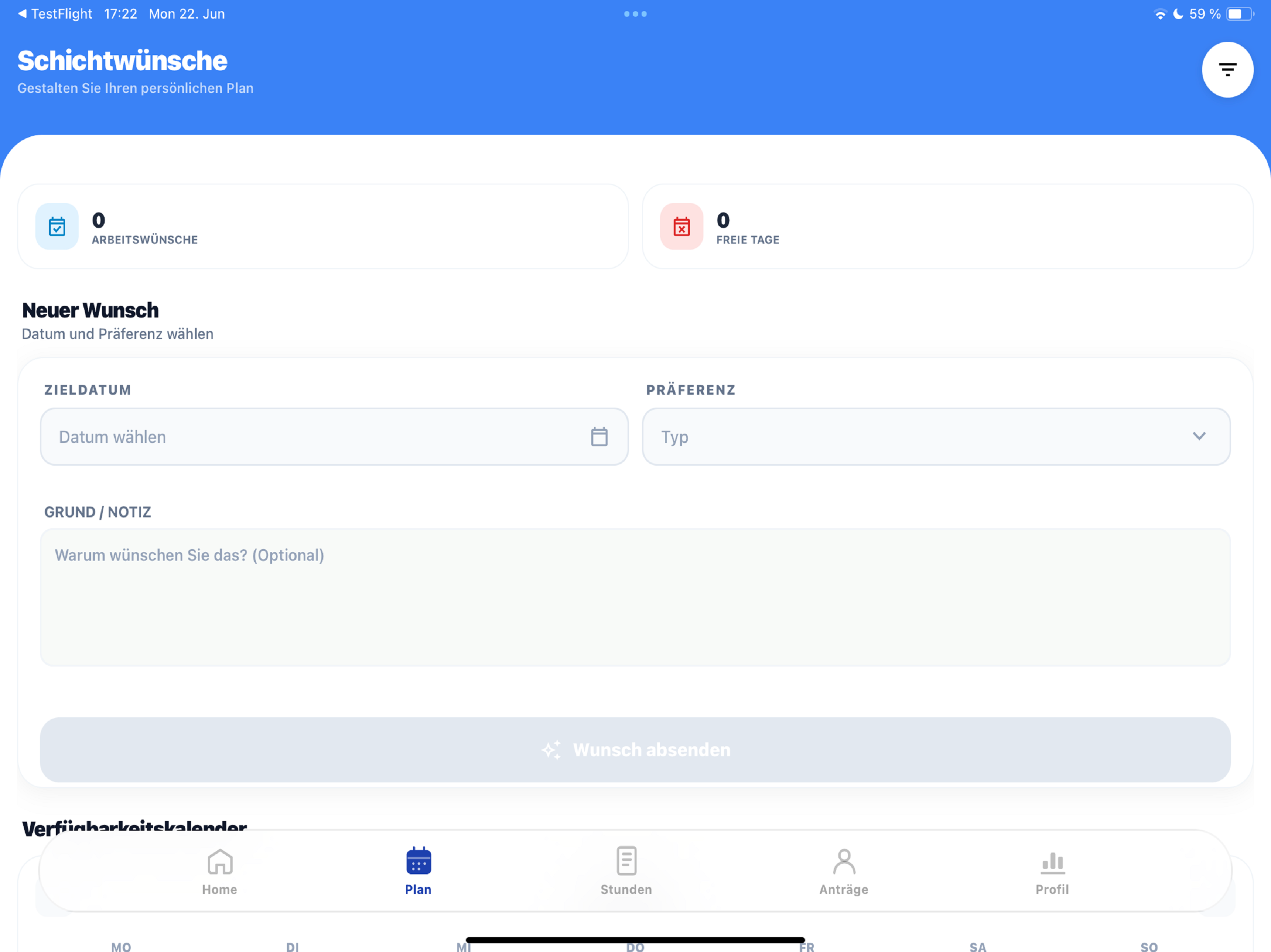 Susko Shiftplanner screenshot 2