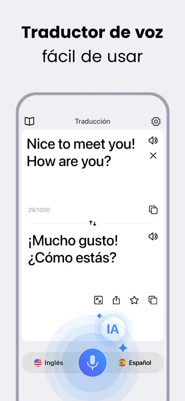 Traductor de voz: AI Translate screenshot 1 of 6