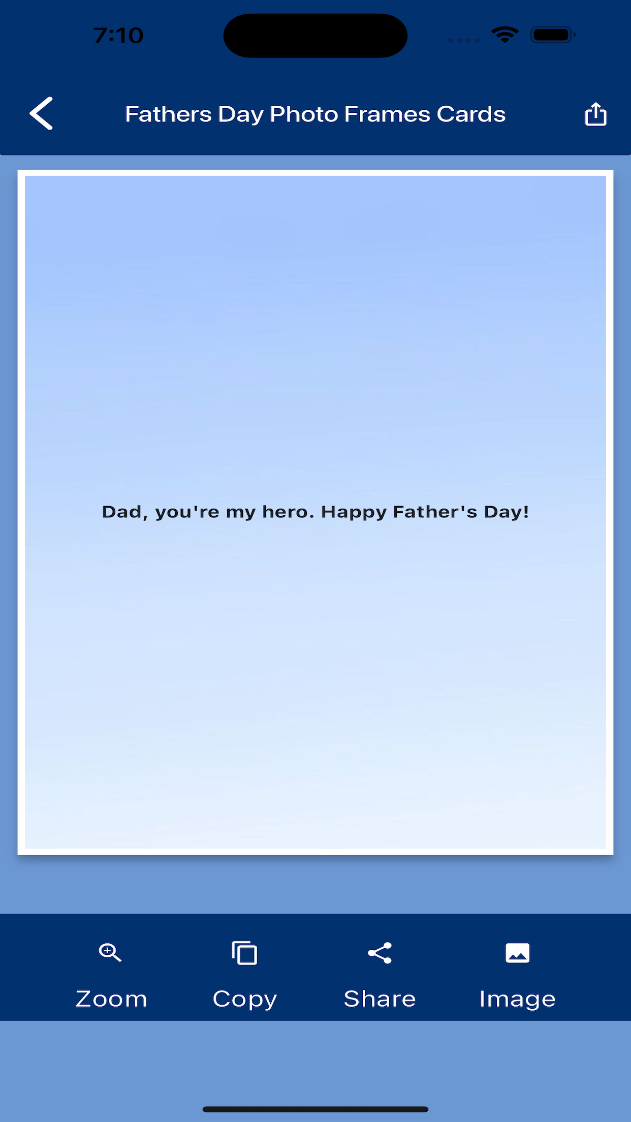 Fathers Day Photo Frames Cards