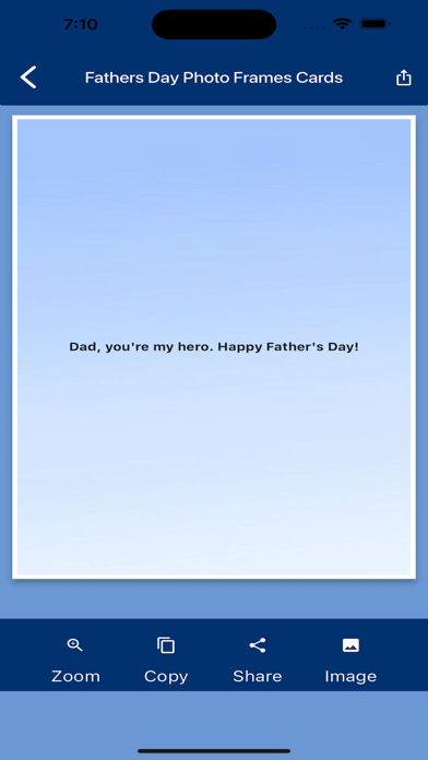 Fathers Day Photo Frames Cards Screenshot