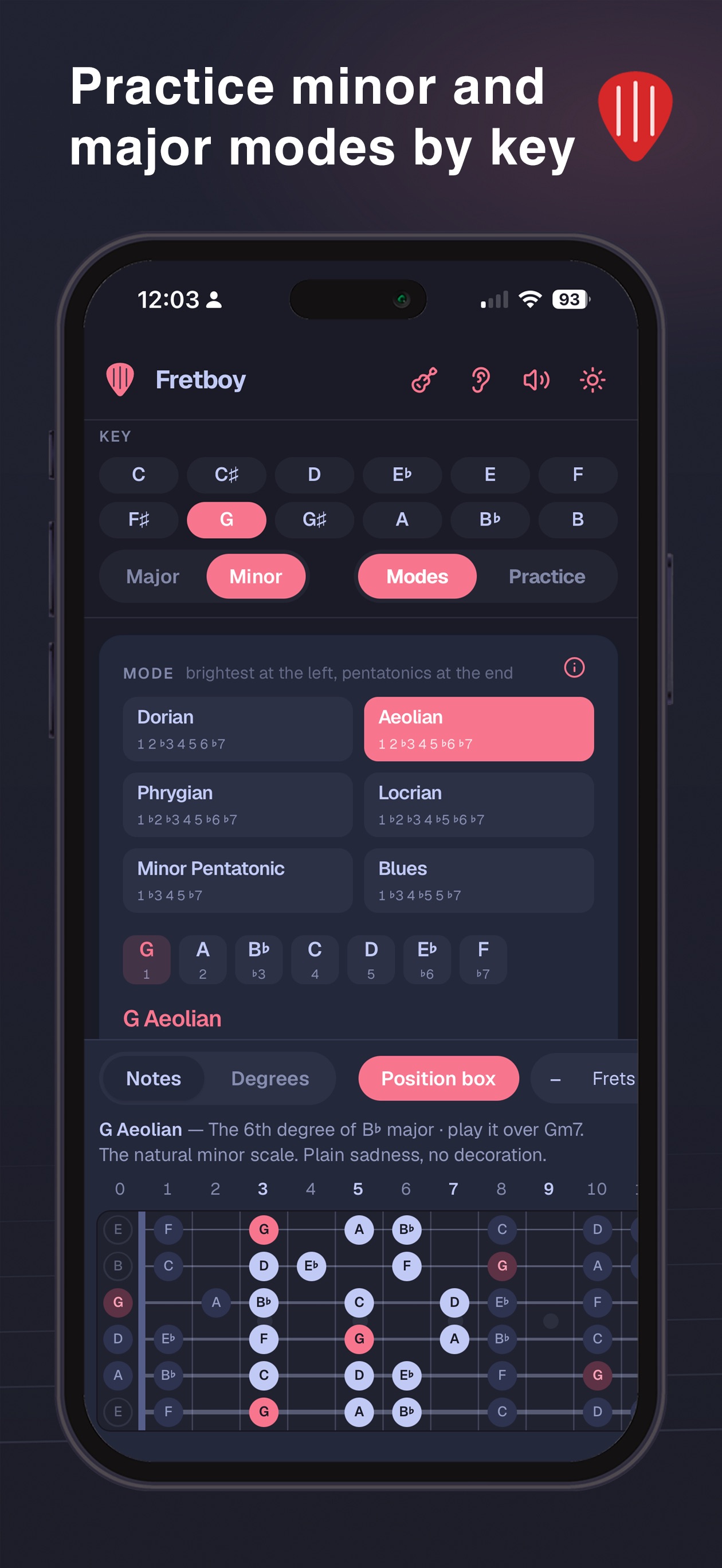 Screenshot 1 of Fretboy - Guitar Practice