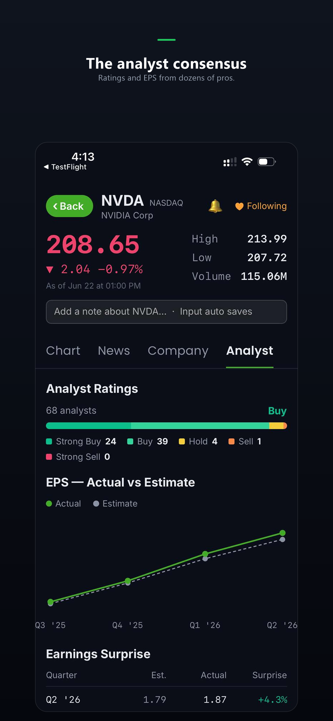 Quote Daddy: Stocks screenshot 3