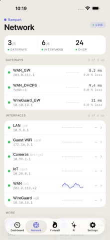 Rampart for OPNsense Screenshot 3 of 4