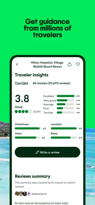 Tripadvisorのスクリーンショット（3/5）