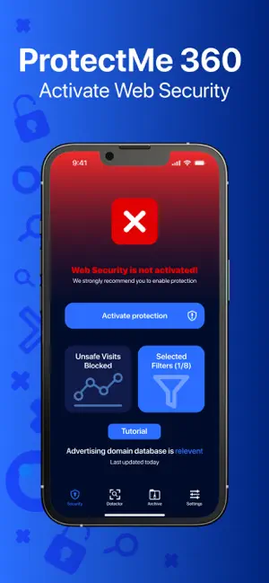 ProtectMe 360 - ウェブセキュリティ iPhone screenshot 1