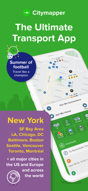 Citymapper: All Live Transit Screenshot