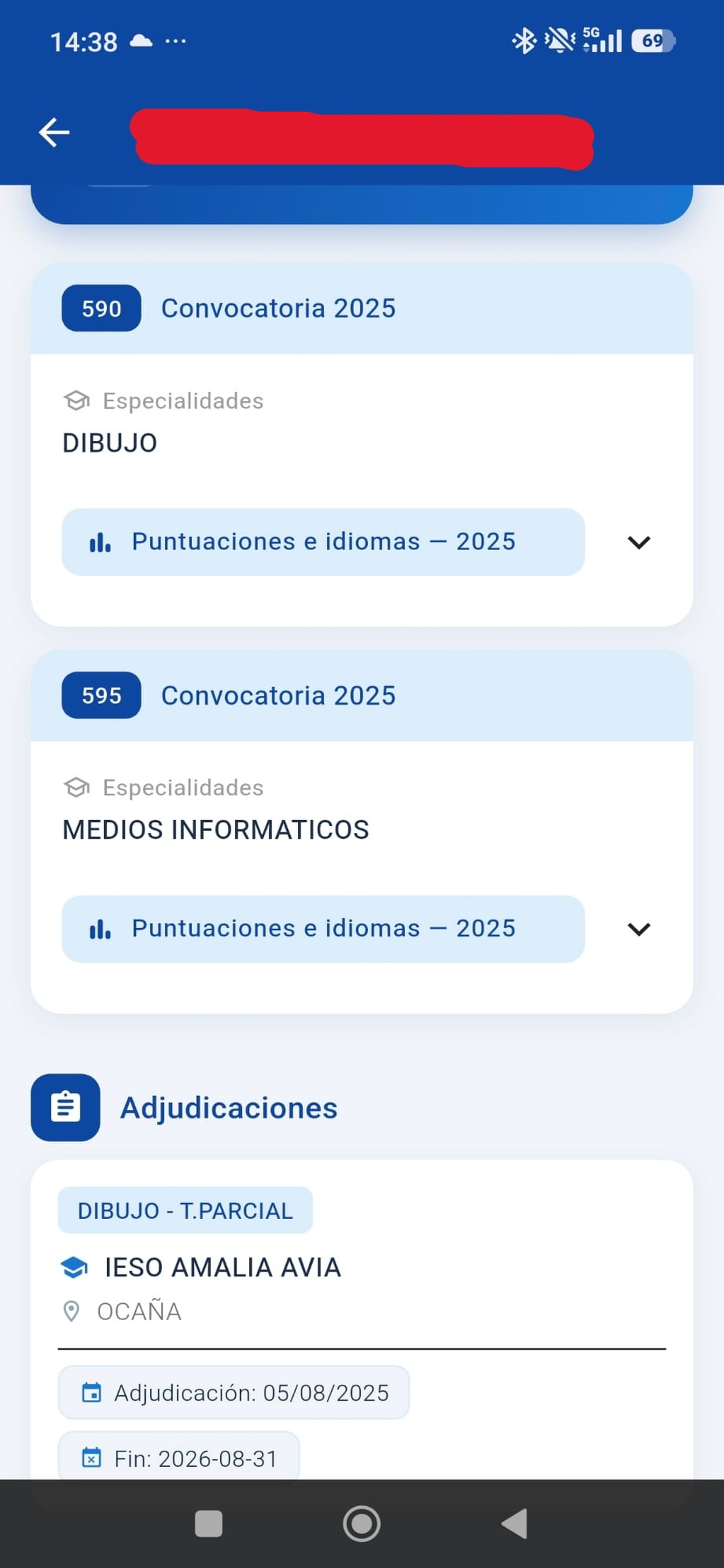 Bolsa Docente CLM