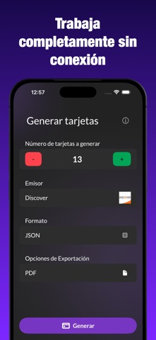 iCardVerify Creador de tarjeta App Store preview screenshot 3