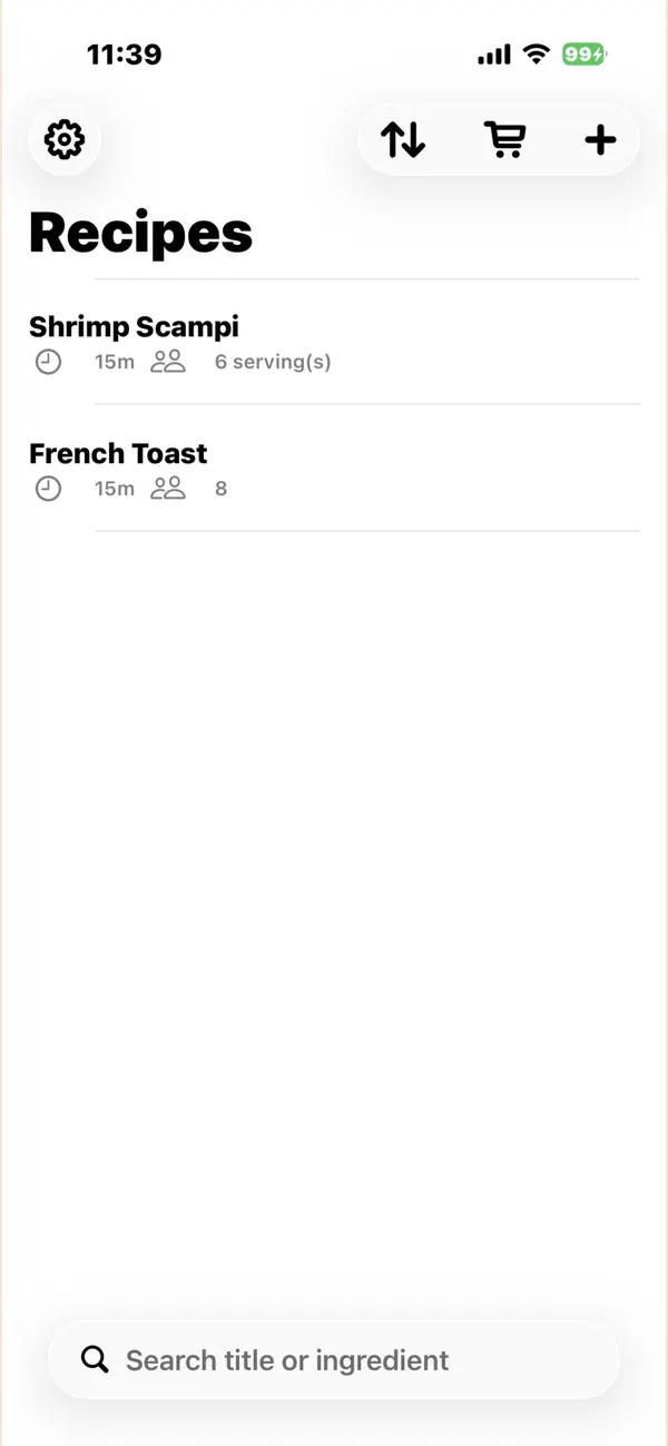 Screenshot #3 pour Recipe Catcher