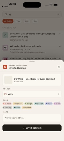 BUKMAK - Bookmark Manager Screenshot 4 of 6