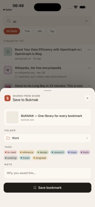BUKMAK - Bookmark Manager screenshot 4