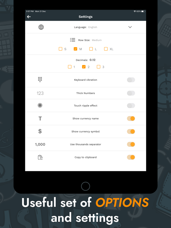 Currency And Crypto Converter iPad screenshot