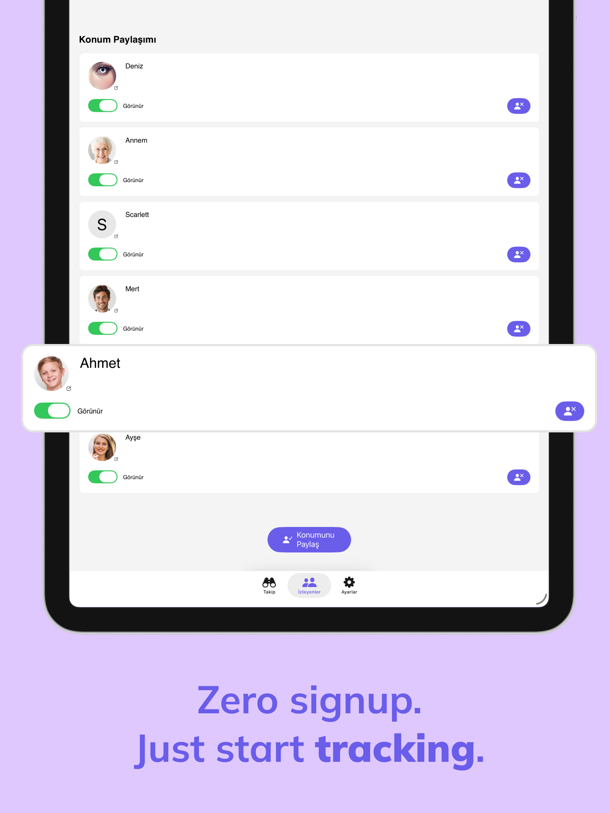 Tracker -Live Location Sharing