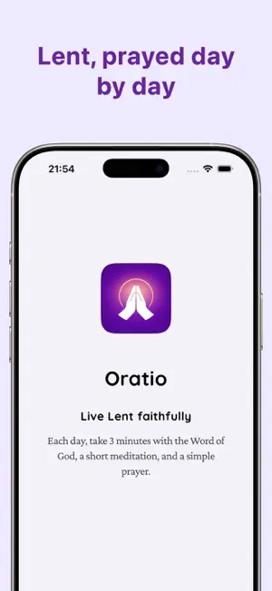 Lenten Journey - Oratio screenshot 1
