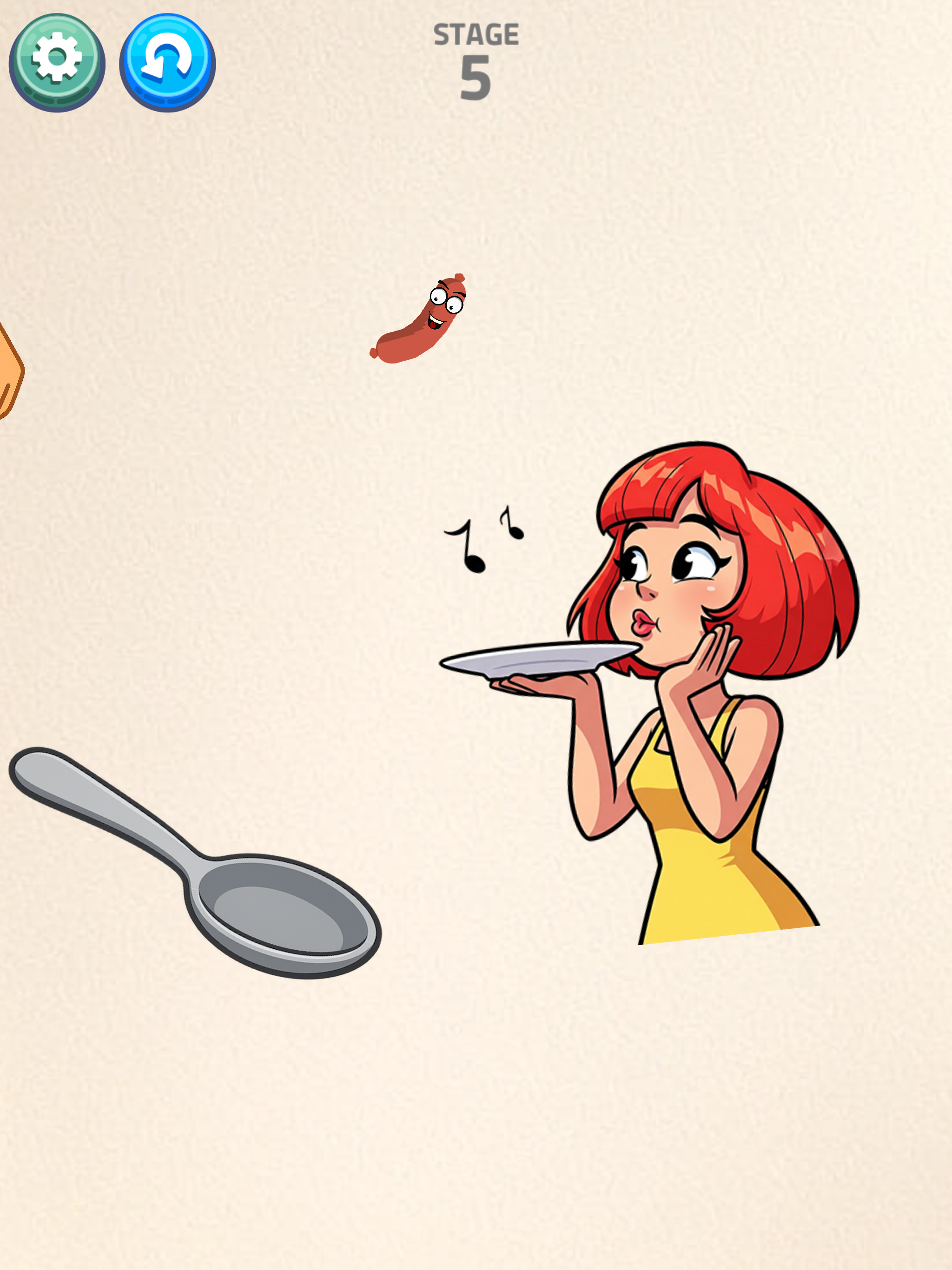 Sausage Flick : Spoon Physics screenshot 15