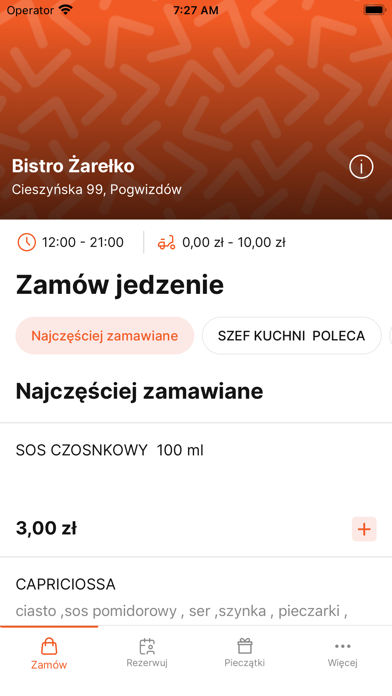 BistroŻarełko Screenshot